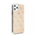 Guess GUHCN65PCU4GLGO iPhone 11 Pro Max złoty/gold hard case 4G Glitter