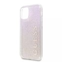 Guess GUHCN65PCUGLGPI iPhone 11 Pro Max różowo-złoty/gold pink hard case Gradient Glitter