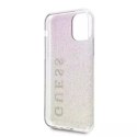 Guess GUHCN65PCUGLGPI iPhone 11 Pro Max różowo-złoty/gold pink hard case Gradient Glitter