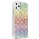 Guess GUHCN65PEOML iPhone 11 Pro Max multicolor hard case Iridescent 4G Peony