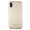 Guess GUHCPXIGLGO iPhone X gold/złoty hard case Iridescent