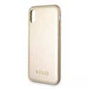 Guess GUHCPXIGLGO iPhone X gold/złoty hard case Iridescent