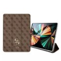 Guess GUIC12G4GFBR iPad 12,9" 2021 Book Cover brąz/brown 4G Collection