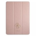 Guess GUIC12PUSASPI iPad 12,9" 2021 Book Cover różowy/pink Saffiano Collection