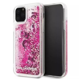 Karl Lagerfeld KLHCN58ROPI iPhone 11 Pro różowo-złoty/rosegold hard case Glitter