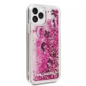 Karl Lagerfeld KLHCN58ROPI iPhone 11 Pro różowo-złoty/rosegold hard case Glitter