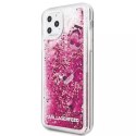 Karl Lagerfeld KLHCN65ROPI iPhone 11 Pro Max różowo-złoty/rosegold hard case Glitter