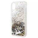 Karl Lagerfeld KLHCPXROGO iPhone X/Xs czarno-złoty/black & gold hard case Glitter