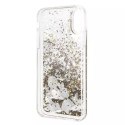 Karl Lagerfeld KLHCPXROGO iPhone X/Xs czarno-złoty/black & gold hard case Glitter