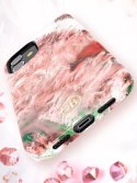 Kingxbar Agate Series case decorated printed Agate iPhone 12 mini blue