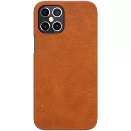 Nillkin Qin original leather case cover for iPhone 12 Pro Max brown