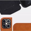 Nillkin Qin original leather case cover for iPhone 12 Pro Max brown