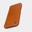 Nillkin Qin original leather case cover for iPhone 12 Pro Max brown