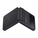 Samsung Flap Housse en cuir Housse en cuir pour Samsung Galaxy Z Flip4 Housse en cuir pliable Noir (EF-VF721LBEGWW)