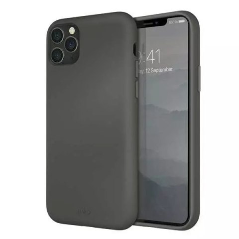 Uniq Lino Hue iPhone 11 Pro Max gris / gris mousse