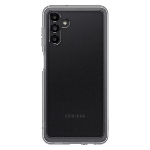 Coque durable Samsung Soft Clear Cover avec cadre en gel et dos renforcé Samsung Galaxy A13 5G noir (EF-QA136TBEGWW)