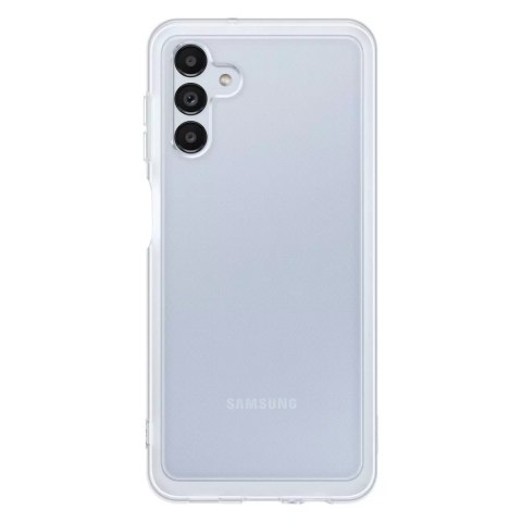 Coque durable Samsung Soft Clear Cover avec cadre en gel et dos renforcé Samsung Galaxy A13 5G transparent (EF-QA136TTEGWW)