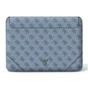 Guess Manchon GUCS14P4TB 13/14" bleu/bleu 4G Uptown Triangle logo