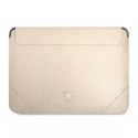 Guess Manchon GUCS14PSATLE 13/14" beige/beige Saffiano Triangle Logo