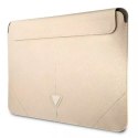 Guess Manchon GUCS16PSATLE 16" beige/beige Saffiano Triangle Logo