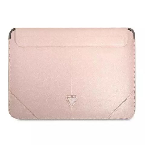 Guess Manchon GUCS16PSATLP 16" rose/rose Saffiano Triangle Logo