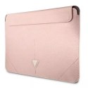 Guess Manchon GUCS16PSATLP 16" rose/rose Saffiano Triangle Logo