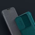 Nillkin Qin Cloth Pro Case pour Samsung Galaxy S22 + (S22 Plus) Protecteur d&#39;appareil photo Holster Cover Flip Cover Gris