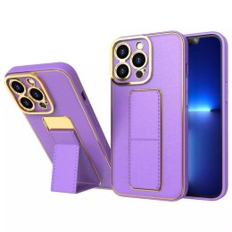 Nouveau Coque Kickstand Case pour iPhone 12 avec support violet