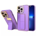 Nouveau Kickstand Case Cover pour Samsung Galaxy A53 5G avec support violet