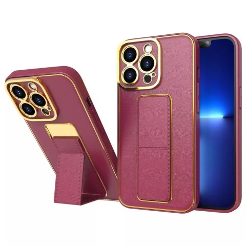 Nouveau Kickstand Case pour iPhone 12 avec support rouge