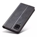 Aimant Etui Fantaisie Etui Pour Samsung Galaxy A12 5G Pochette Portefeuille Titulaire De La Carte Noir