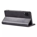 Aimant Etui Fantaisie Etui Pour Samsung Galaxy A12 5G Pochette Portefeuille Titulaire De La Carte Noir