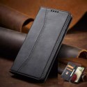 Aimant Etui Fantaisie Etui Pour Samsung Galaxy A12 5G Pochette Portefeuille Titulaire De La Carte Noir