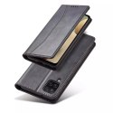 Aimant Etui Fantaisie Etui Pour Samsung Galaxy A12 5G Pochette Portefeuille Titulaire De La Carte Noir