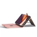 Étui pour cartes magnétiques pour Samsung Galaxy S22 Ultra Cover Card Wallet Card Stand Rose