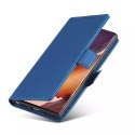 Étui pour cartes magnétiques pour Samsung Galaxy S22 Ultra Pouch Wallet Card Holder Bleu