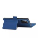 Étui pour cartes magnétiques pour Samsung Galaxy S22 Ultra Pouch Wallet Card Holder Bleu