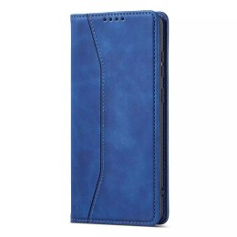 Magnet Fancy Case Case Pour Samsung Galaxy A52 / A52 5G / A52s 5G Pouch Wallet Card Card Stand Bleu