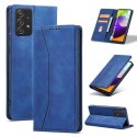 Magnet Fancy Case Case Pour Samsung Galaxy A52 / A52 5G / A52s 5G Pouch Wallet Card Card Stand Bleu