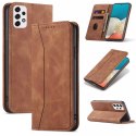 Magnet Fancy Case Case Pour Samsung Galaxy A53 5G Pouch Wallet Card Holder Marron