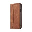 Magnet Fancy Case Case Pour Samsung Galaxy A53 5G Pouch Wallet Card Holder Marron