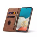 Magnet Fancy Case Case Pour Samsung Galaxy A53 5G Pouch Wallet Card Holder Marron