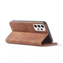 Magnet Fancy Case Case Pour Samsung Galaxy A53 5G Pouch Wallet Card Holder Marron