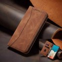 Magnet Fancy Case Case Pour Samsung Galaxy A53 5G Pouch Wallet Card Holder Marron