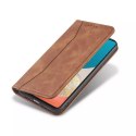 Magnet Fancy Case Case Pour Samsung Galaxy A53 5G Pouch Wallet Card Holder Marron