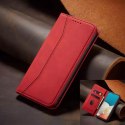 Magnet Fancy Case Case Pour Samsung Galaxy A53 5G Pouch Wallet Card Holder Rouge