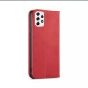 Magnet Fancy Case Case Pour Samsung Galaxy A53 5G Pouch Wallet Card Holder Rouge