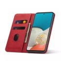 Magnet Fancy Case Case Pour Samsung Galaxy A53 5G Pouch Wallet Card Holder Rouge