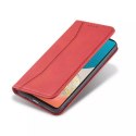 Magnet Fancy Case Case Pour Samsung Galaxy A53 5G Pouch Wallet Card Holder Rouge