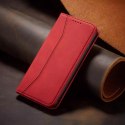 Magnet Fancy Case Case Pour Samsung Galaxy A53 5G Pouch Wallet Card Holder Rouge